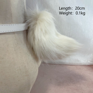 white sheep,Artificial Fur-Ears and Tail