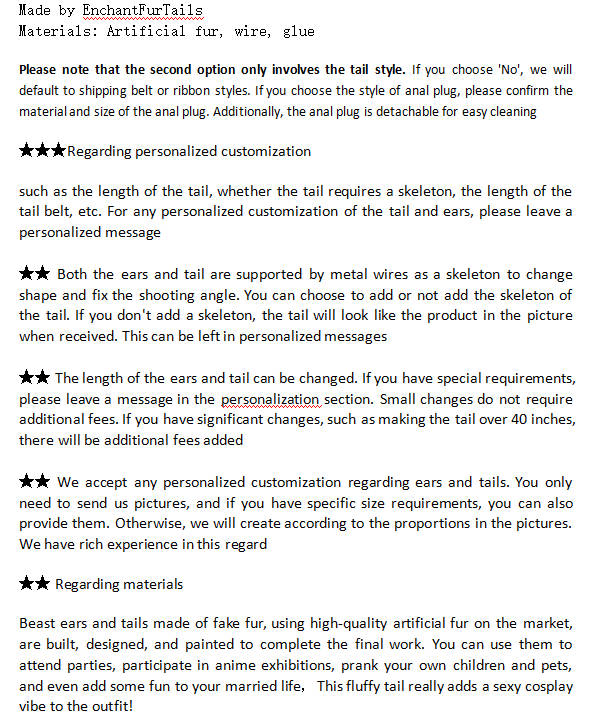 lion costume,Artificial Fur-Ears and Tail