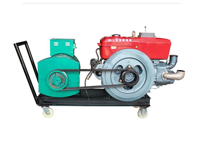 Single-cylinder tractor head diesel generator set
