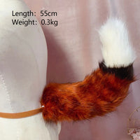 cross fox,Artificial Fur-ears, tail, paws, shoes